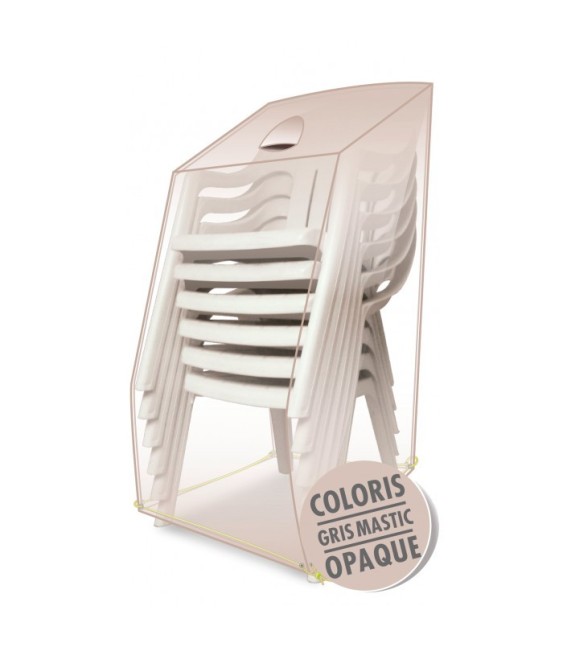 Housse de protection - Chaises empilable - Gris mastic - MOREL