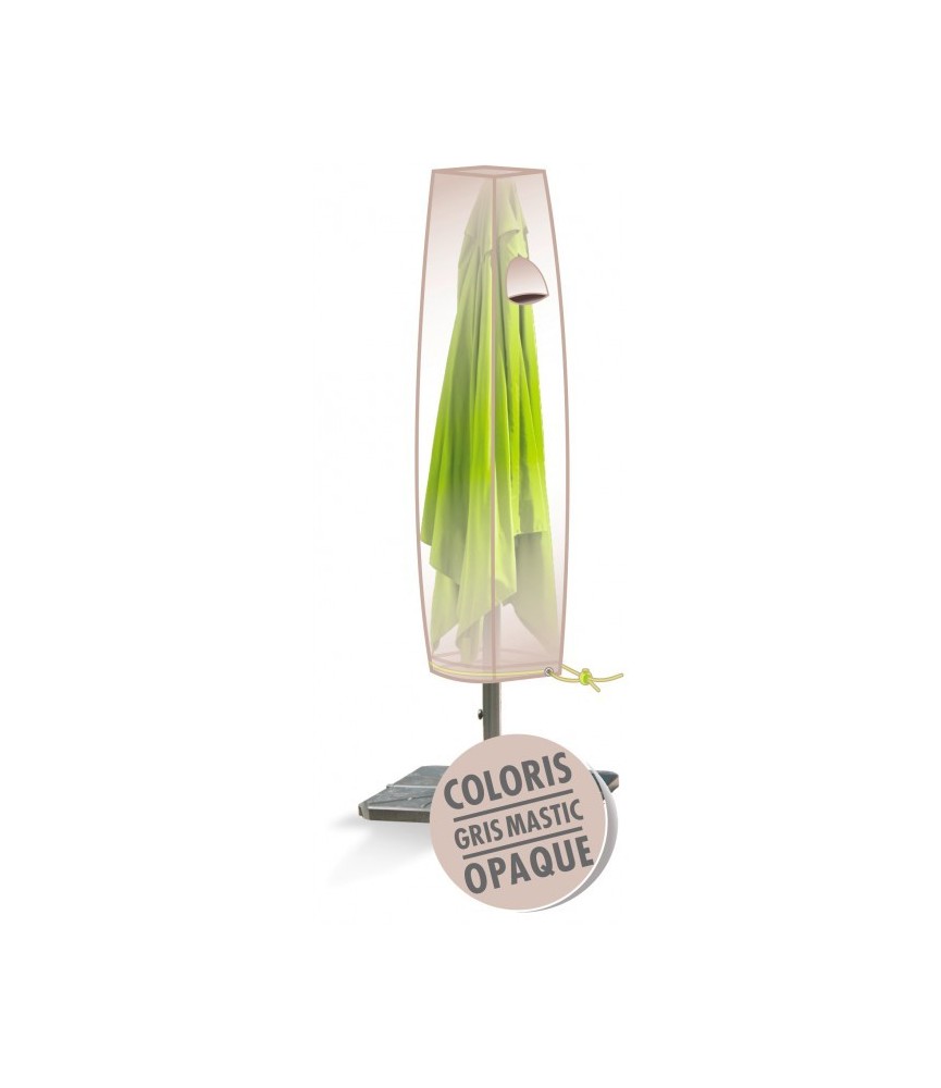 Housse de protection - Parasol droit - Gris mastic - MOREL Housse de protection - Parasol droit - Gris mastic - MOREL