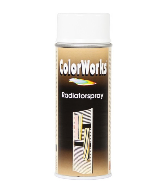 Peinture radiateur - Blanc - Aérosol 400 ml - COLORWORKS