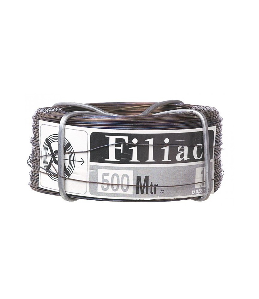 Bobinots fil attache - Acier recuit - 500 M x 0.55 mm - FILIAC Bobinots fil attache - Acier recuit - 500 M x 0.55 mm - FILIAC