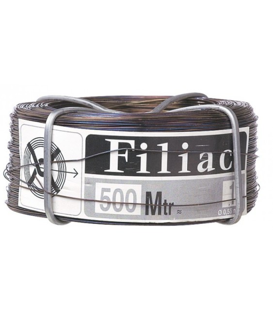 Bobinots fil attache - Acier recuit - 500 M x 0.55 mm - FILIAC