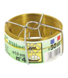 Bobinots fil attache - Laiton - 50 M - FILIAC
