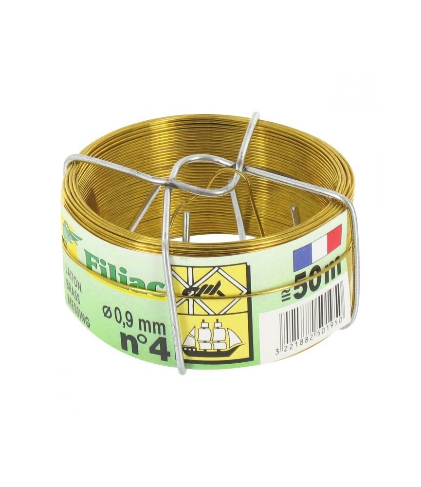 Bobinots fil attache - Laiton - 50 M - FILIAC Bobinots fil attache - Laiton - 50 M - FILIAC