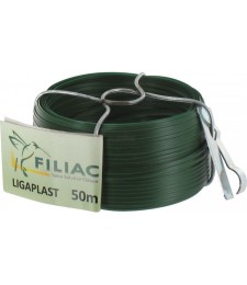 Bobinot de lien Ligaplastpour grillage - Vert - 50 M x 2.5 mm - FILIAC