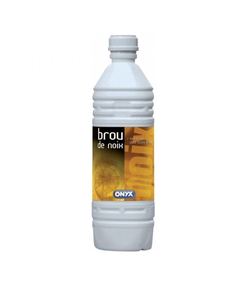Dégraissant bois bruts et teinture - Brou de noix - 1 L - ONYX Dégraissant bois bruts et teinture - Brou de noix - 1 L - ONYX
