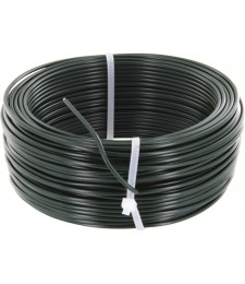 Fil de tension pour grillage - Acier galvanisé plastifié - Vert - 100 M x 2.7 mm - FILIAC