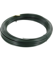 Fil de tension pour grillage - Acier galvanisé plastifié - Vert - 100 M x 2.75 mm - FILIAC