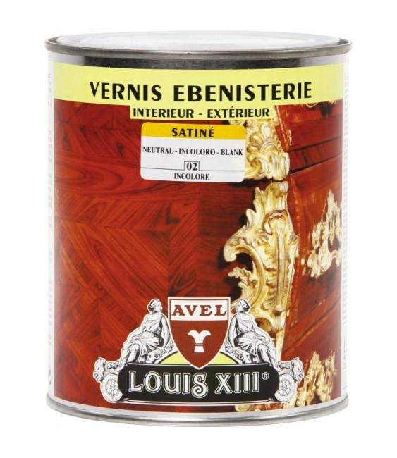 Vernis bois - Intérieur / Extérieur - Satiné - Incolore - 1 L - AVEL
