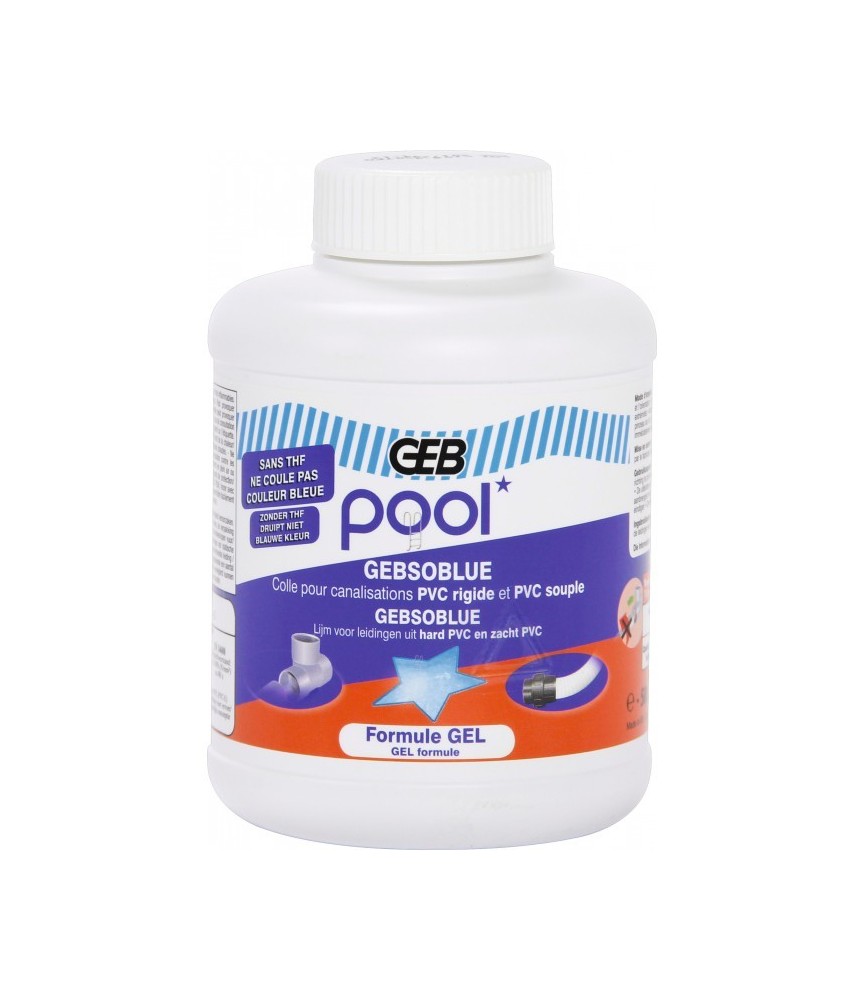 Colle PVC rigide et souple - 500 ml - GEB Colle PVC rigide et souple - 500 ml - GEB