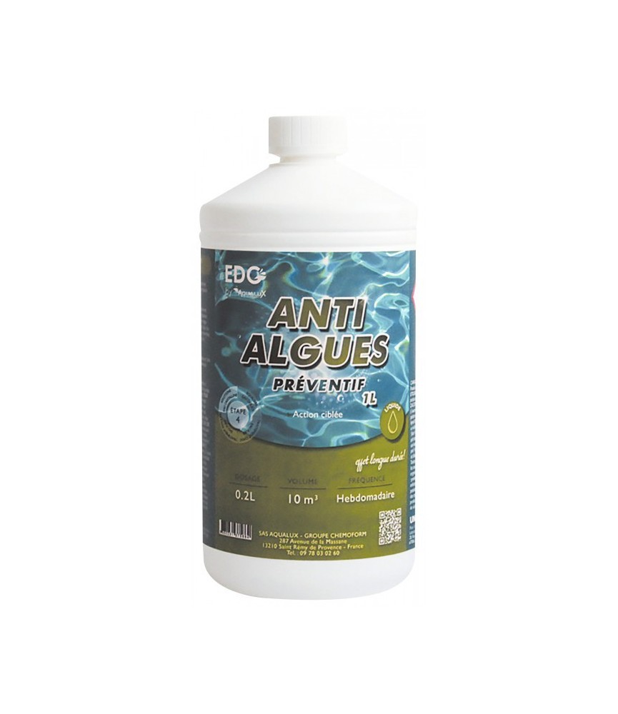 Anti-algues préventif - Action ciblée - 1 L - EDG Anti-algues préventif - Action ciblée - 1 L - EDG