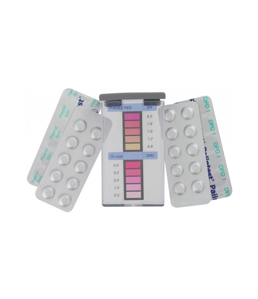 Trousse d'analyse - Chlore et PH - En pastille - EDG