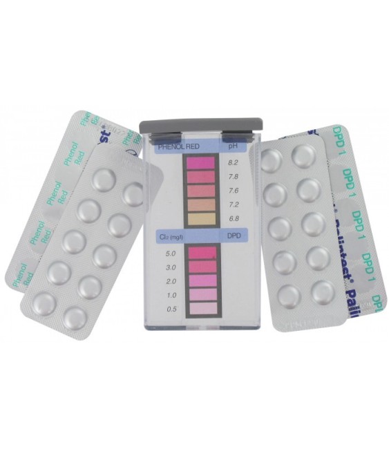 Trousse d'analyse - Chlore et PH - En pastille - EDG