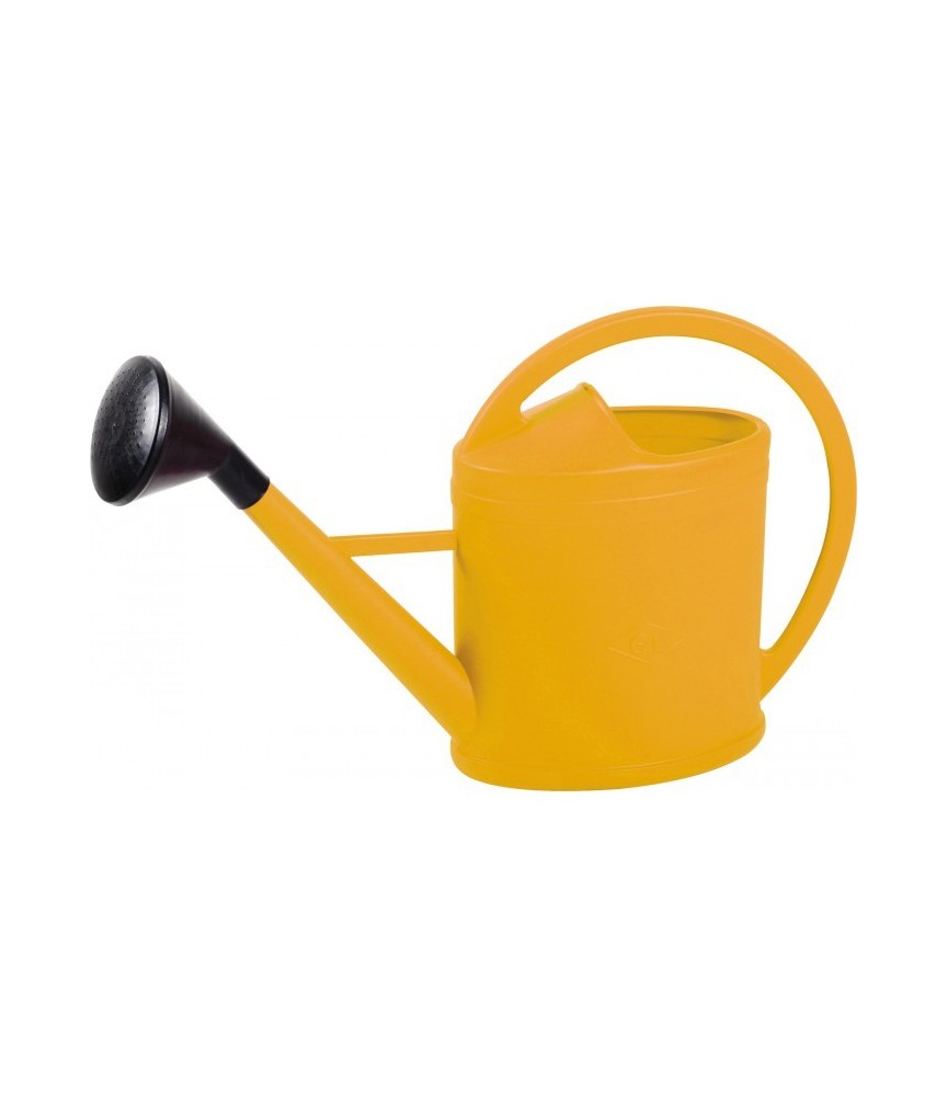 Arrosoir ovale - Parisien - Avec pomme - 6 L - Jaune miel - EDA