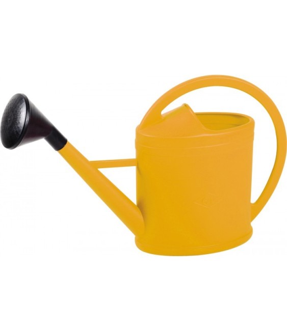 Arrosoir ovale - Parisien - Avec pomme - 6 L - Jaune miel - EDA