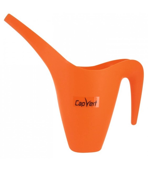 Arrosoir plastique -Long bec- 1.8 L - Orange - CAP VERT