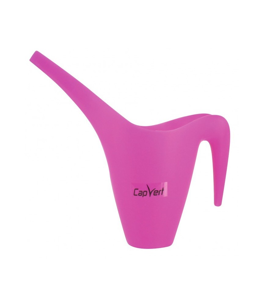 Arrosoir plastique - Long bec- 1.8 L - Rose - CAP VERT Arrosoir plastique - Long bec- 1.8 L - Rose - CAP VERT