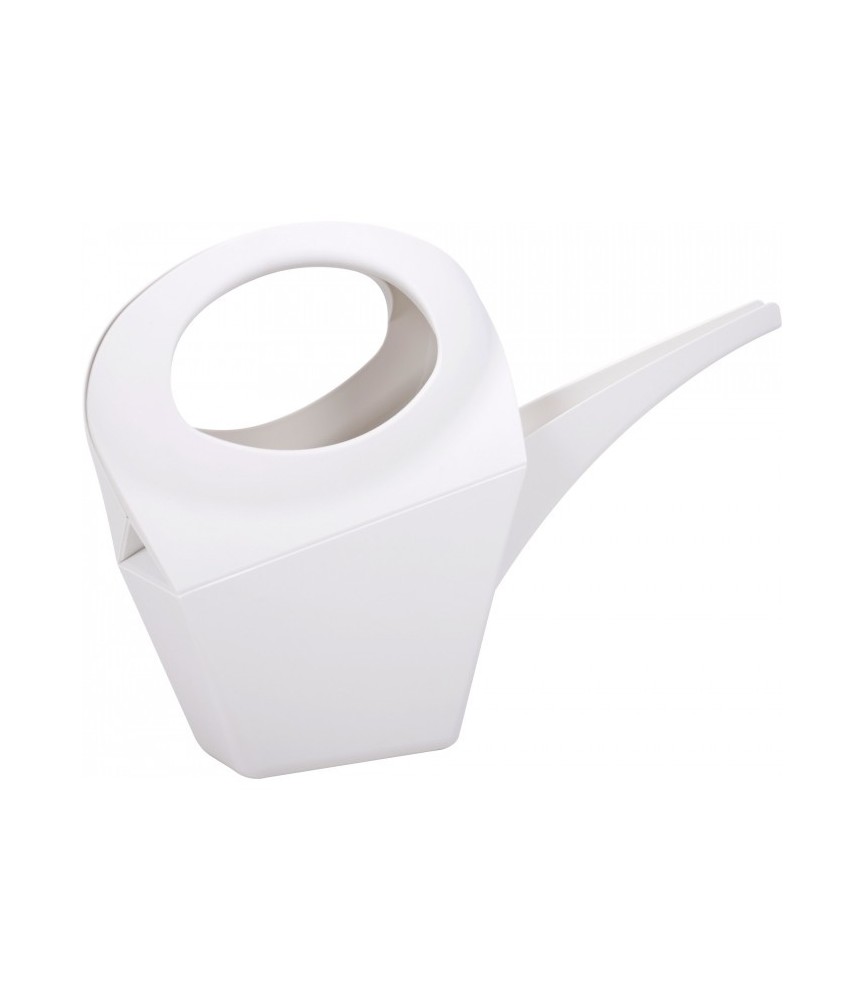 Arrosoir en plastique - Origami - Blanc écrusé - 2L - EDA Arrosoir en plastique - Origami - Blanc écrusé - 2L - EDA