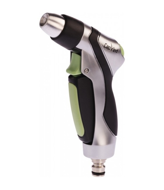 Pistolet arrosage - Jet progressif à gachette - Bi-matière - CAP VERT