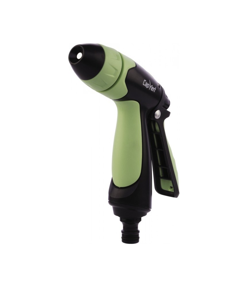 Pistolet à jet progressif - Poignée arrière - Bi-matière - CAP VERT Pistolet à jet progressif - Poignée arrière - Bi-matière - CAP VERT