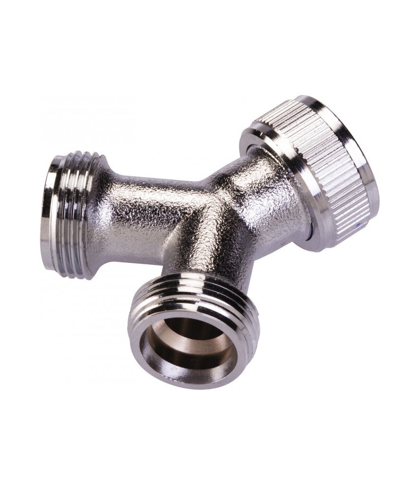 Raccord en Y avec écrou tournant - 20 x 27 mm - CAP VERT Raccord en Y avec écrou tournant - 20 x 27 mm - CAP VERT