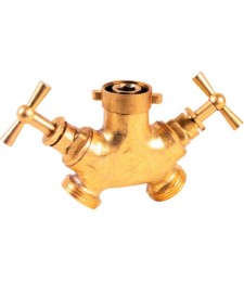 Répartiteur 2 voies - 20 x 27 mm - CAP VERT