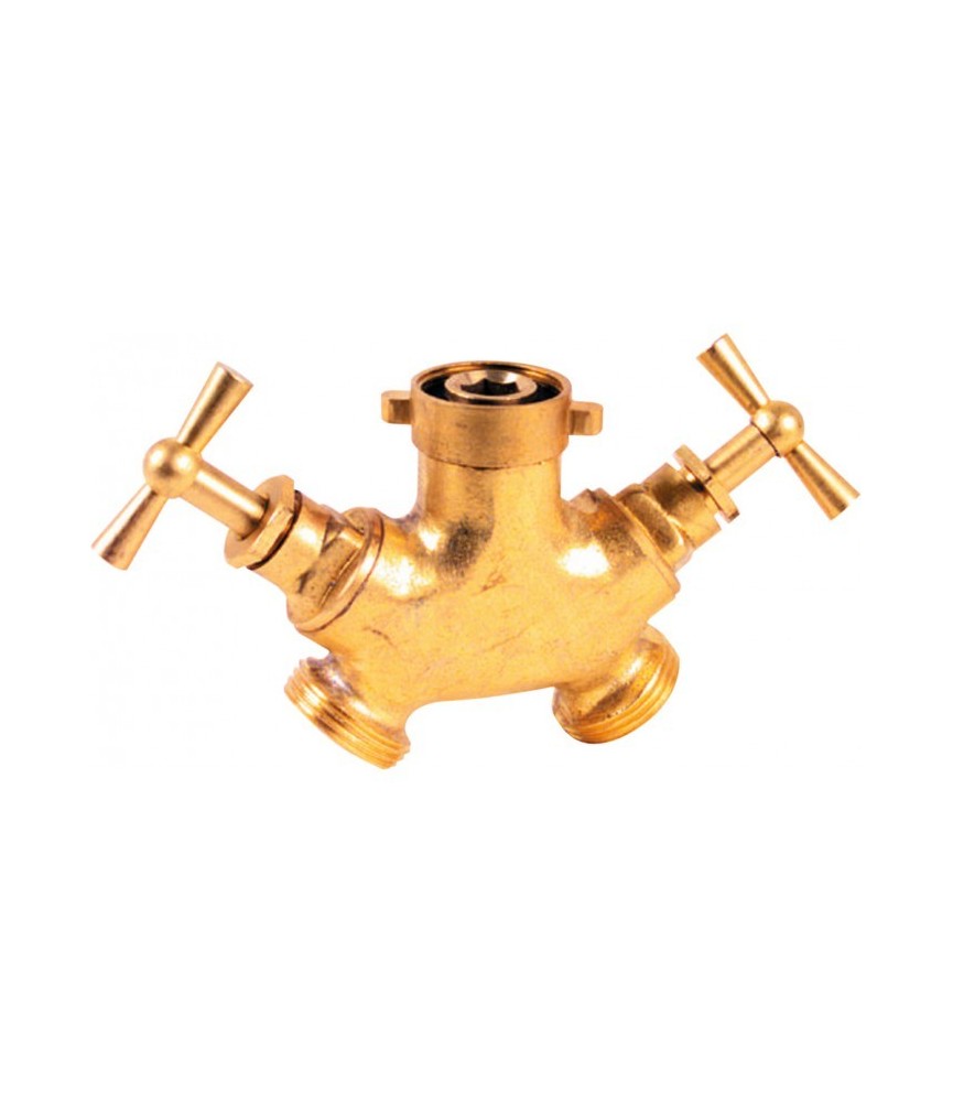Répartiteur 2 voies - 20 x 27 mm - CAP VERT