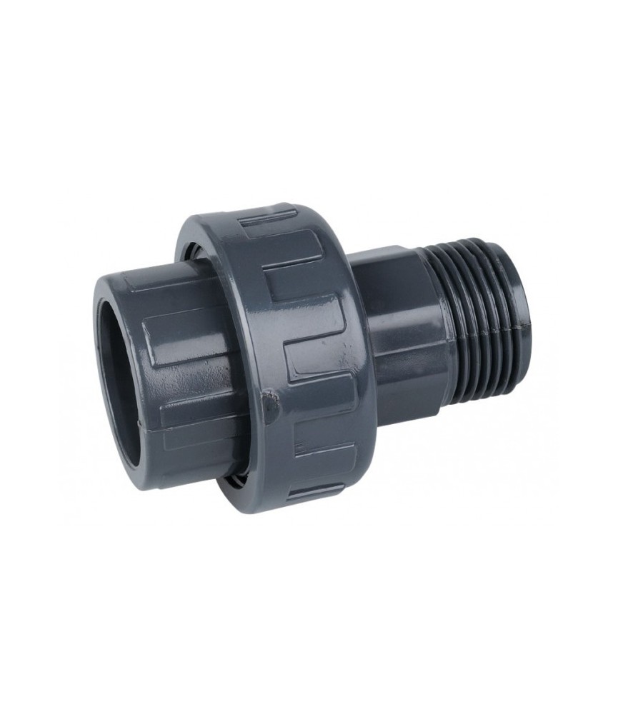 Manchon union à col - Fileté - PVC - 40 mm - CAP VERT Manchon union à col - Fileté - PVC - 40 mm - CAP VERT