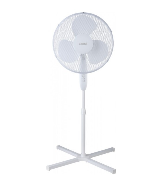 Ventilateur sur pied - Oscillant - 3 vitesses - Blanc - VARMA