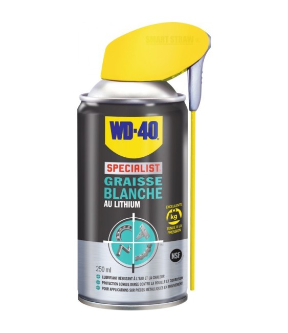Graisse blanche au lithium - 250 ml - WD-40 Spécialist