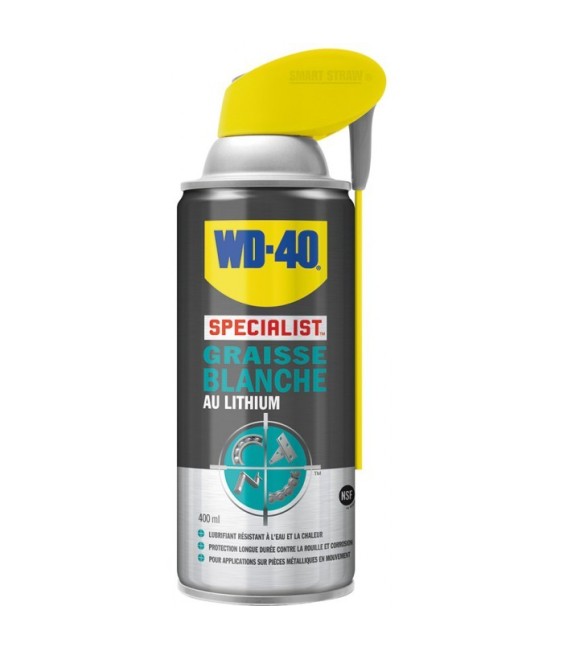 Graisse blanche au lithium - 400 ml - WD-40 Spécialist