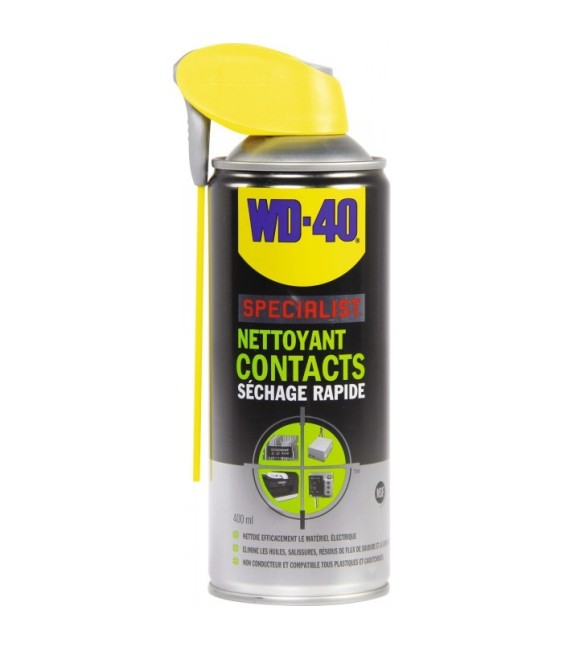 Nettoyant contacts Séchage rapide - 400 ml - WD-40 Spécialist