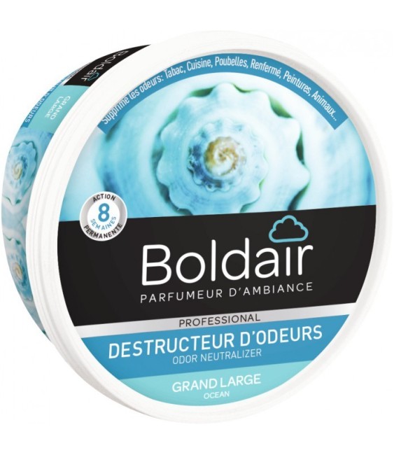 Destructeur d'odeur - Fraîcheur Marine - Gel solide 300 gr - BOLDAIR