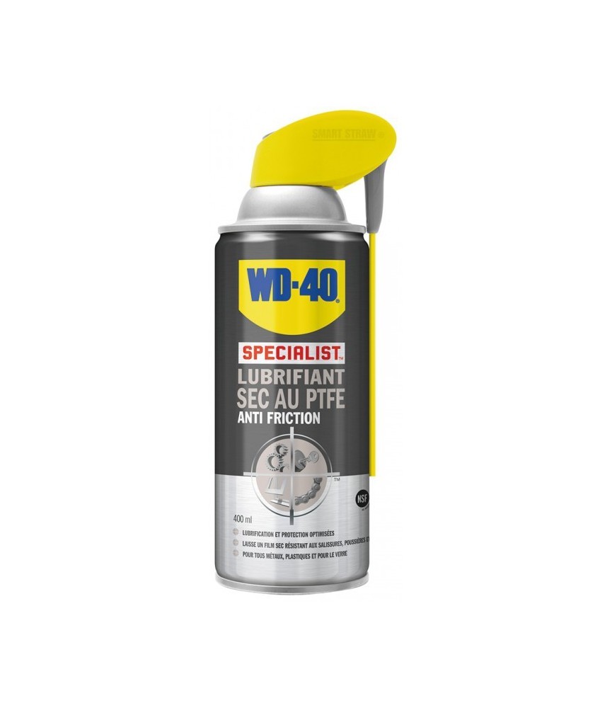 Lubrifiant sec au PTFE anti-friction - 400 ml - WD-40 Spécialist