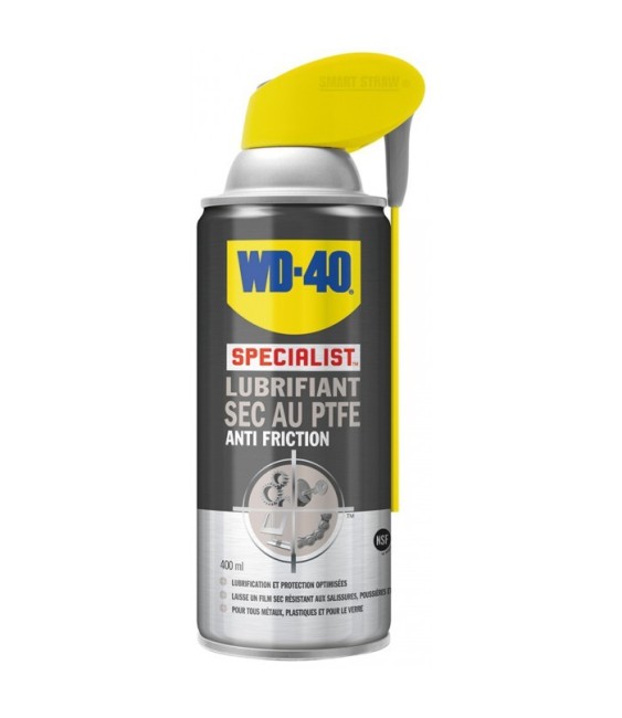 Lubrifiant sec au PTFE anti-friction - 400 ml - WD-40 Spécialist