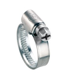 Colliers W1 Bande 12 mm - Acier zingué blanc -16-27mm - Lot de 25 - ACE