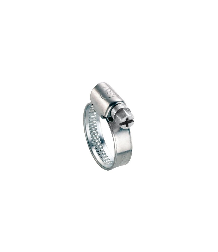 Colliers W1 Bande 12 mm - Acier zingué blanc -23-35mm - Lot de 25 - ACE
