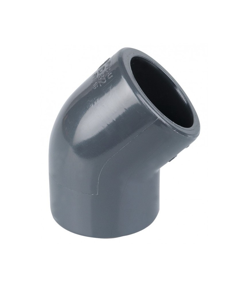 Coude 45° à coller - 25 mm - CAP VERT Coude 45° à coller - 25 mm - CAP VERT