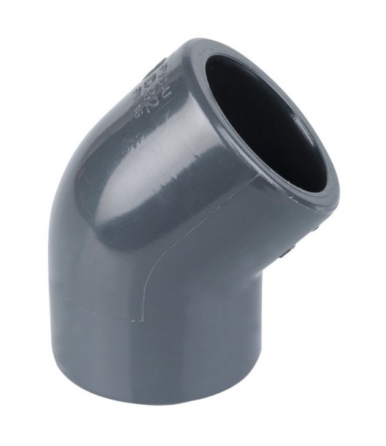 Coude 45° à coller - 63 mm - CAP VERT