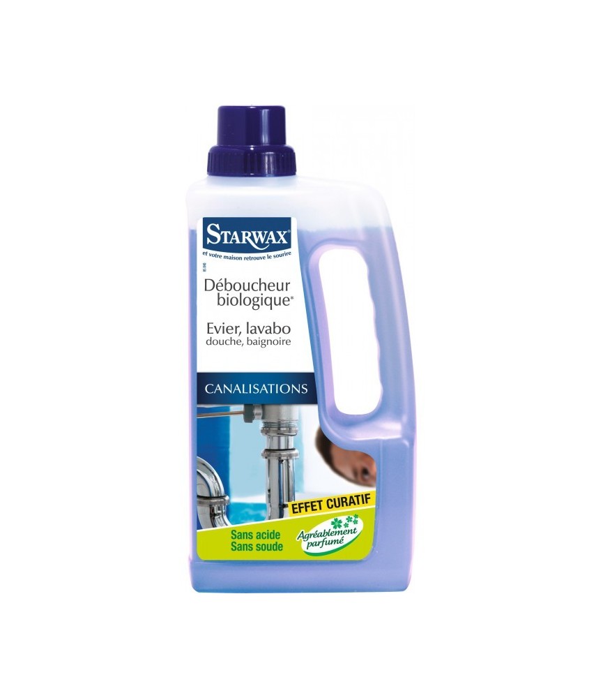 Déboucheur canalisation - Biologique - 1 L - STARWAX