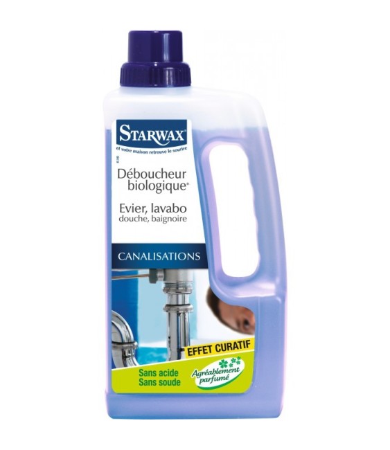 Déboucheur canalisation - Biologique - 1 L - STARWAX