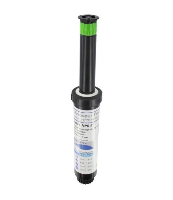 Tuyère NPS - Arroseur fixe petite surface - 8" - CAP VERT