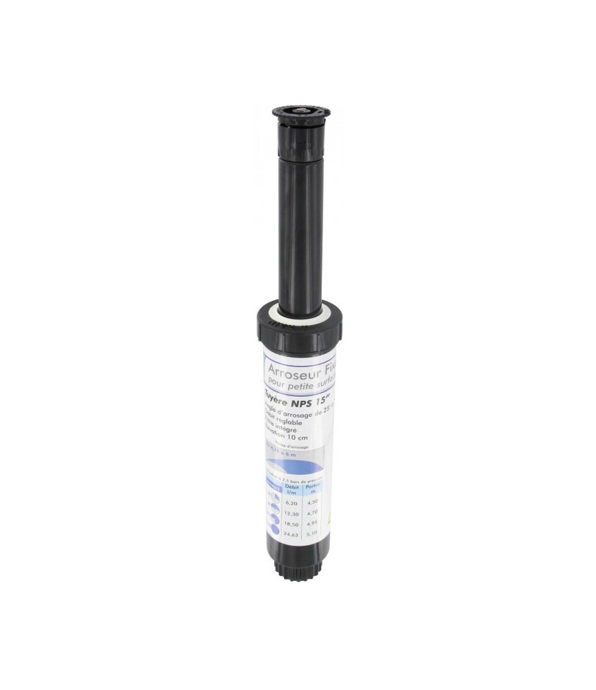 Tuyère NPS - Arroseur fixe petite surface - 15" - CAP VERT