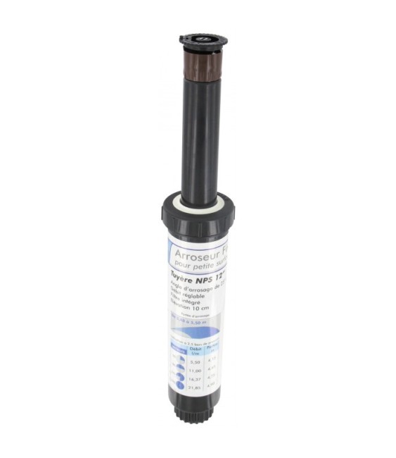 Tuyère NPS - Arroseur fixe petite surface - 12" - CAP VERT