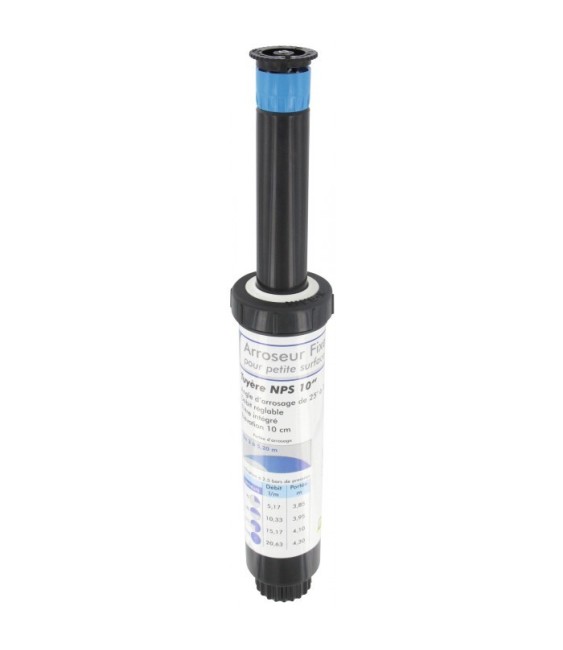 Tuyère NPS - Arroseur fixe petite surface - 10" - CAP VERT