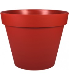Pot à fleur en plastique - Gamme Toscane - 76 L - Rubis - EDA