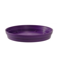 Soucoupe Toscane - Prune - Diamètre 34,5 cm pour pot de 43 L- EDA