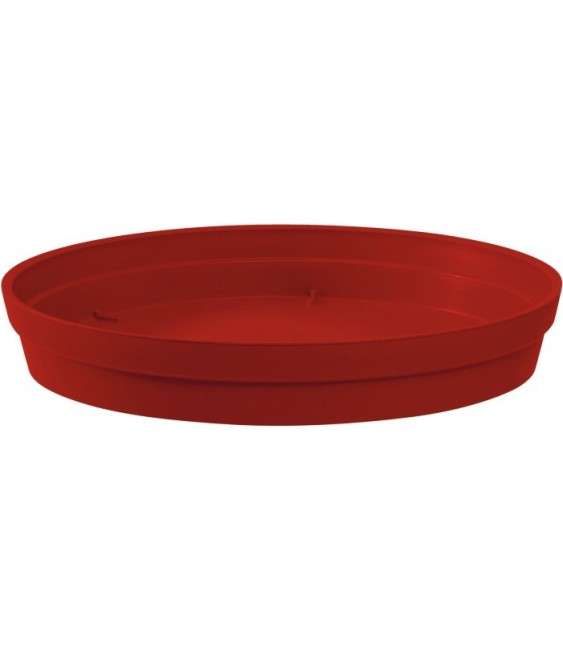 Soucoupe Toscane - Rubis - Diamètre 40 cm pour pot de 76 L- EDA