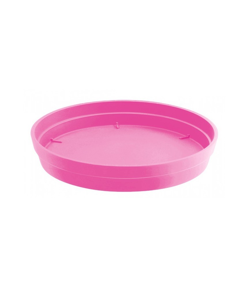 Soucoupe Toscane - Rose - Diamètre 22.5 cm pour pot de 10 L- EDA
