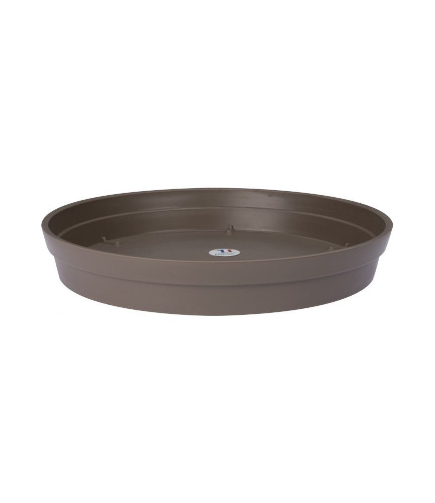 Soucoupe Toscane - Taupe - Diamètre 28 cm pour pot de 23 L- EDA
