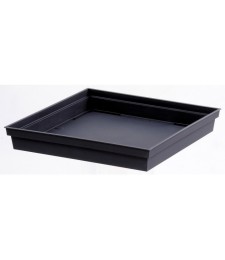 Soucoupe carré - Gamme Toscane - 22 L - Gris anthracite - EDA